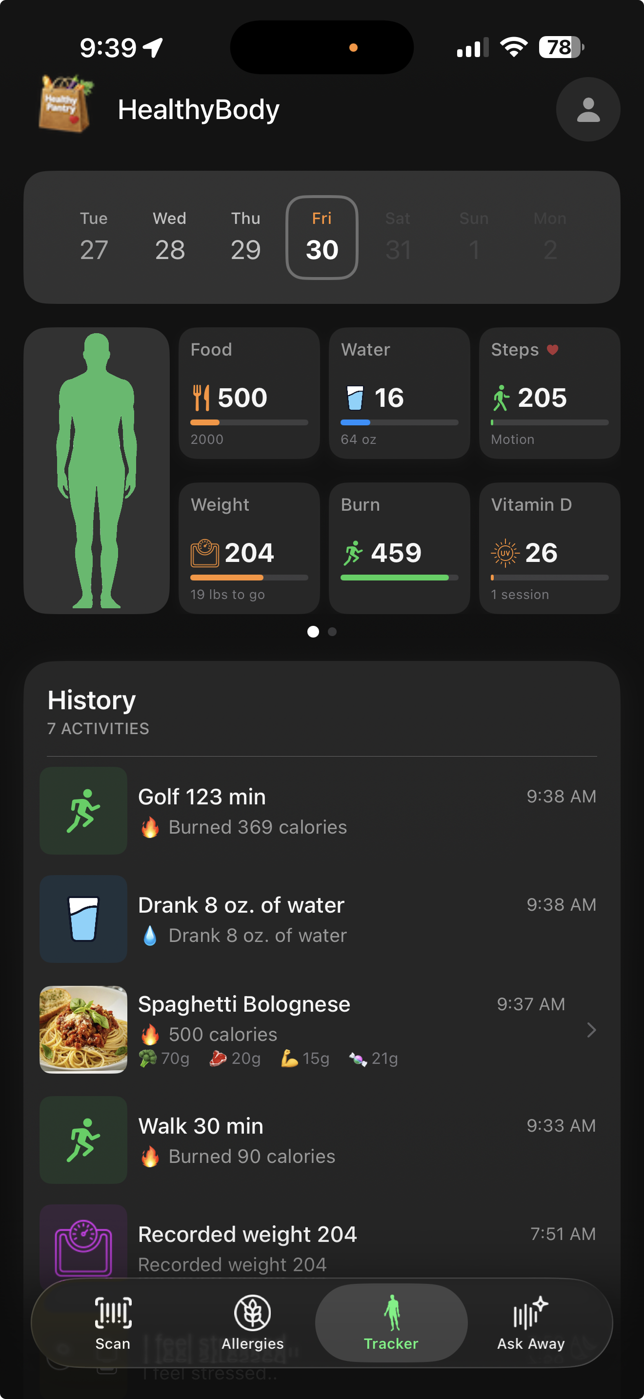 Tracker Dashboard